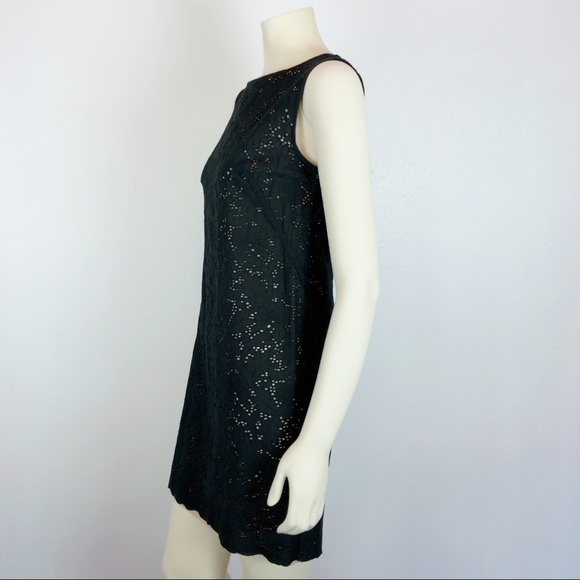 Ann Taylor LOFT Black Sleeveless Sheath Dress 2 - Picture 2 of 6